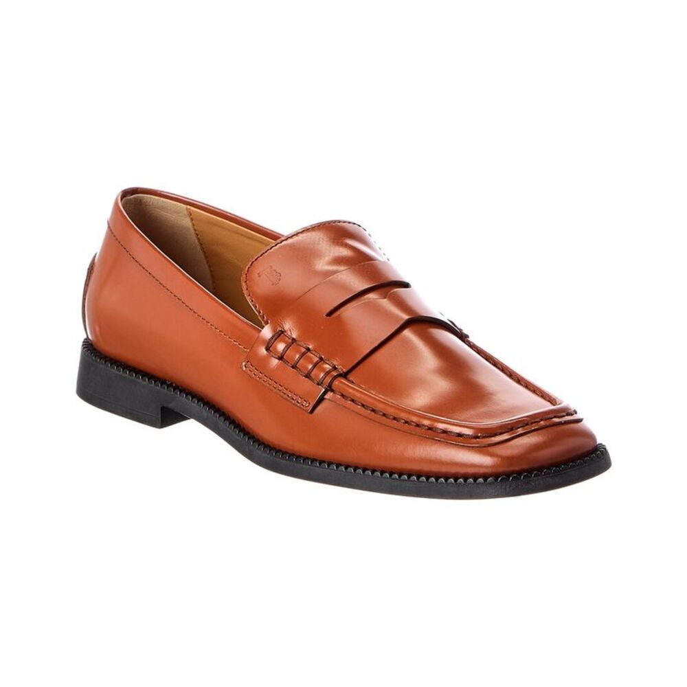 Tod’S Leather Loafer, Brown